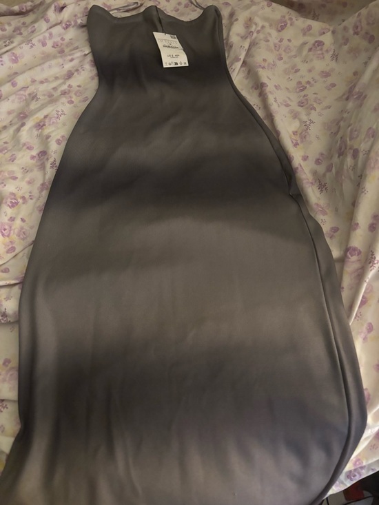 Zara Dresses & Skirts - Zara Taupe Ribbed Slip Dress